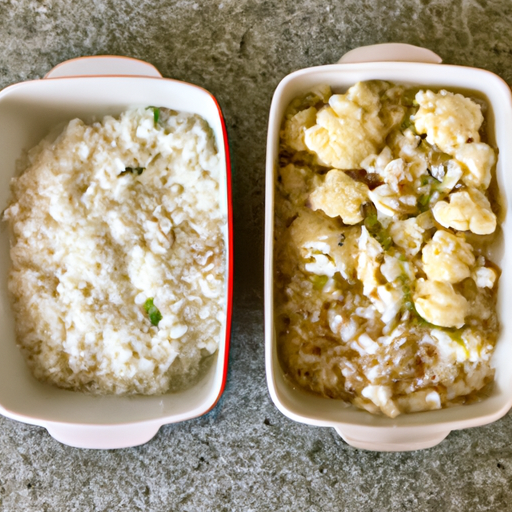Cauliflower Rice vs Regular Rice