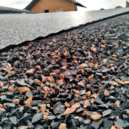 The origin of asphalt shingle